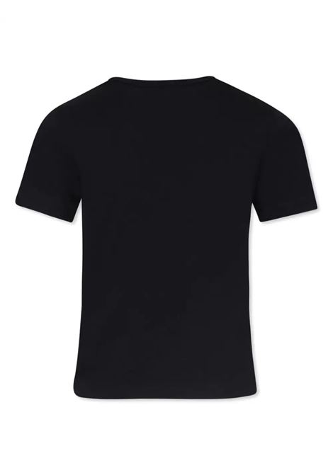 STELLA MCCARTNEY KIDS T-Shirt Nera Con Logo Grafico Multicolore - STELLA MCCARTNEY KIDS