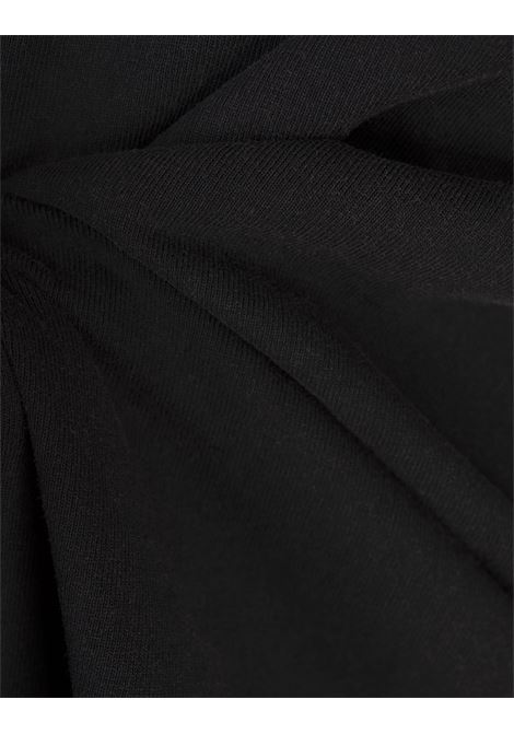 BALMAIN T-Shirt Nera Con Ricamo Balmain Vintage - BALMAIN