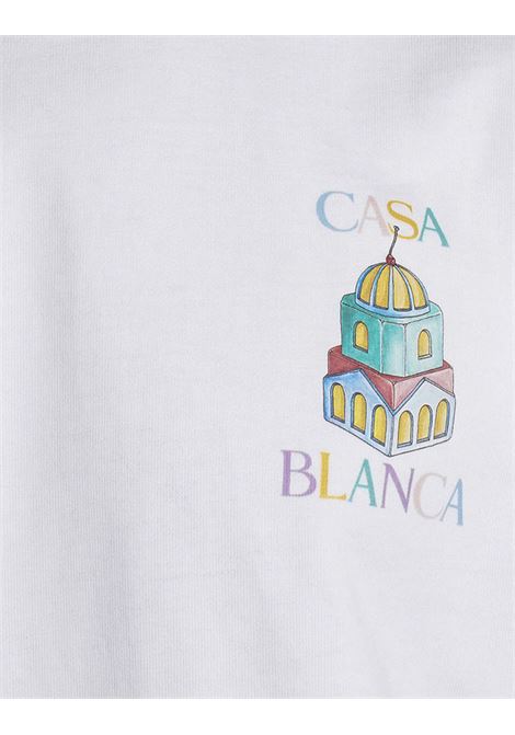 CASABLANCA T-Shirt Oggetti In Vrac Bianca - CASABLANCA