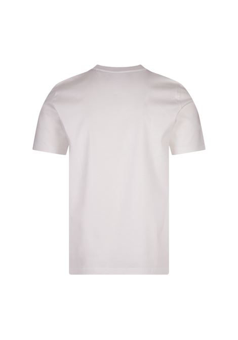 BOSS T-Shirt Regular Fit In Cotone Mercerizzato Bianco - BOSS