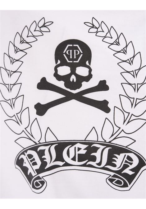 PHILIPP PLEIN T-Shirt Round Neck SS Bianca Con Stampa - PHILIPP PLEIN