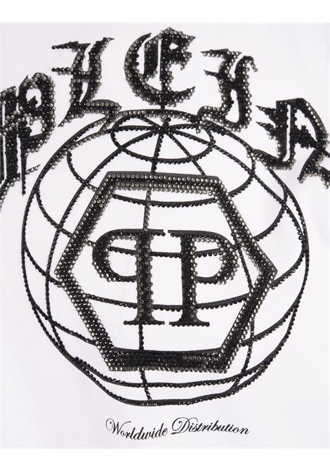 PHILIPP PLEIN T-Shirt Round Neck SS Bianca - PHILIPP PLEIN