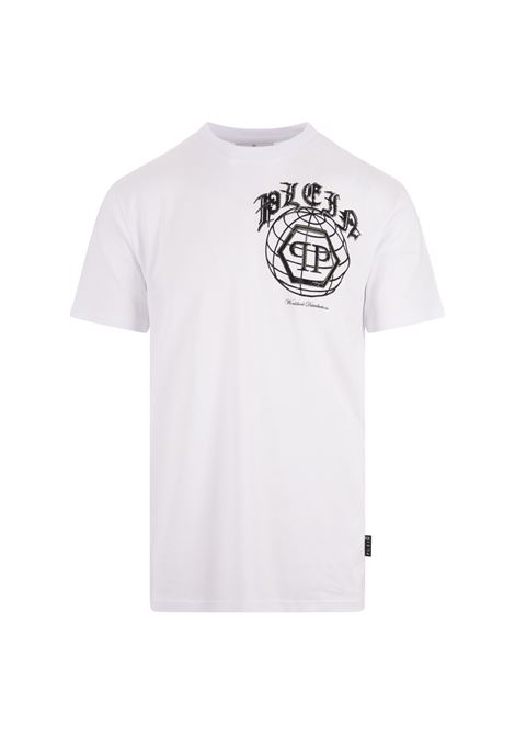 PHILIPP PLEIN T-Shirt Round Neck SS Bianca - PHILIPP PLEIN