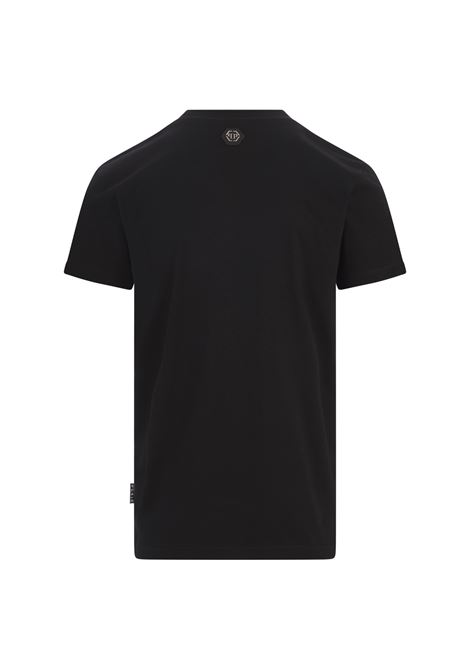 PHILIPP PLEIN T-Shirt Round Neck SS College Nero - PHILIPP PLEIN