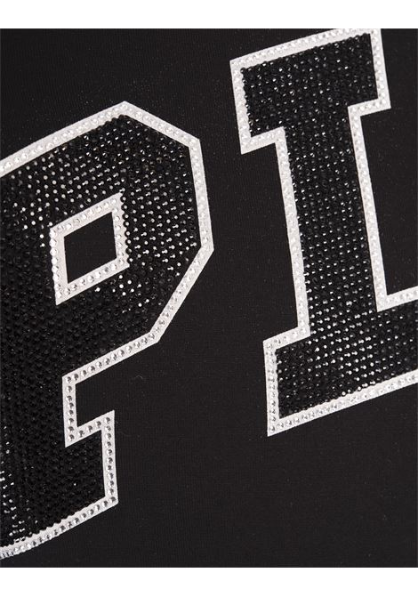 PHILIPP PLEIN T-Shirt Round Neck SS College Nero - PHILIPP PLEIN