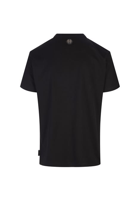 PHILIPP PLEIN T-Shirt Round Neck SS Hexagon Nera - PHILIPP PLEIN