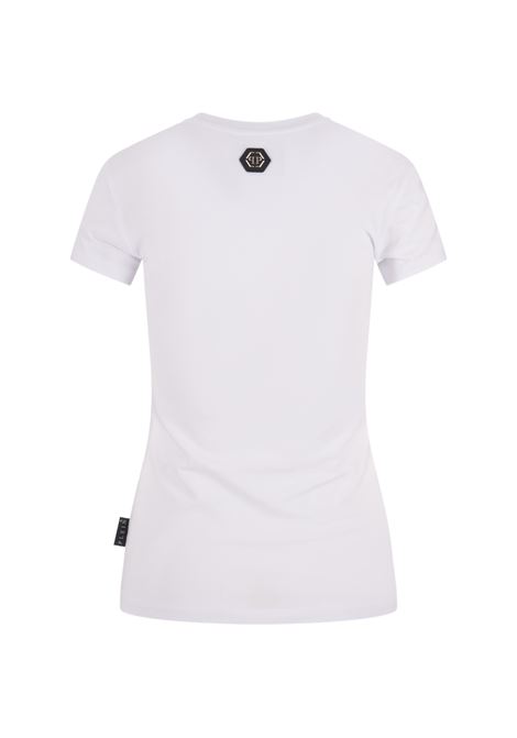 PHILIPP PLEIN T-Shirt Sexy Pure Heart Bianca - PHILIPP PLEIN
