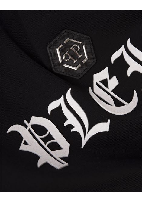 PHILIPP PLEIN T-Shirt V-Neck SS Gothic Plein Nera - PHILIPP PLEIN