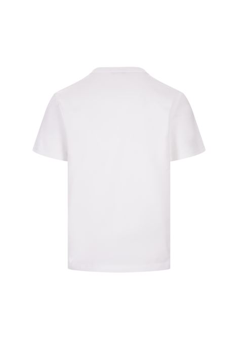 ALEXANDER MCQUEEN T-Shirt Varsity Bianca - ALEXANDER MCQUEEN