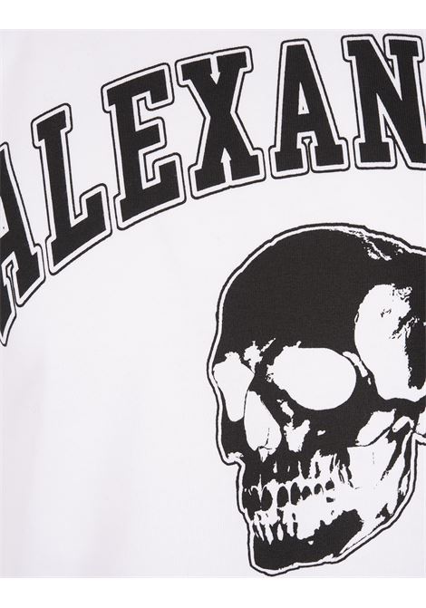 ALEXANDER MCQUEEN T-Shirt Varsity Bianca - ALEXANDER MCQUEEN