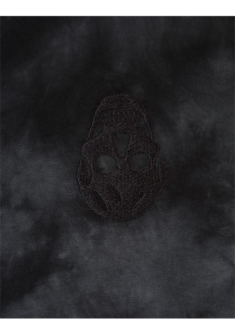 ALEXANDER MCQUEEN T-Shirt Washed In Nero - ALEXANDER MCQUEEN