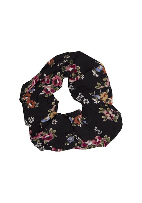 THE ANDAMANE Elastico Nero Con Fiori - THE ANDAMANE