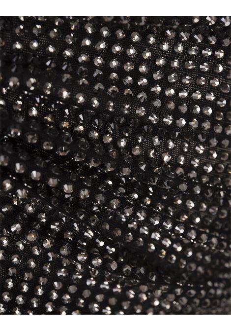 GIUSEPPE DI MORABITO Top A Maniche Corte Nero Con Cristalli - GIUSEPPE DI MORABITO