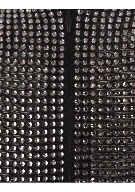 GIUSEPPE DI MORABITO Top A Maniche Corte Nero Con Cristalli - GIUSEPPE DI MORABITO