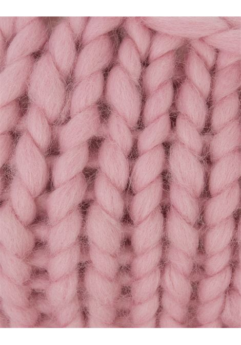 HOPE MACAULAY Top Bralette In Maglia Chunky Rosa - HOPE MACAULAY