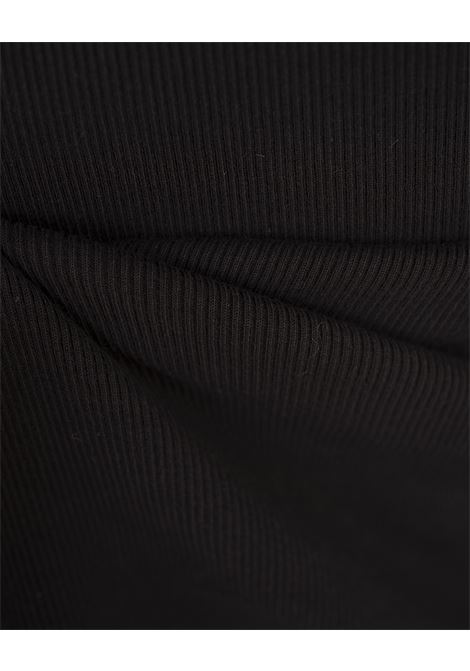 ALEXANDER MCQUEEN Top Canotta A Coste Nero - ALEXANDER MCQUEEN