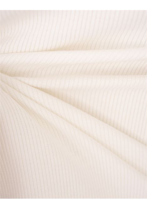 RABANNE Top Canotta Bianco Con Dettaglio Monogram - RABANNE