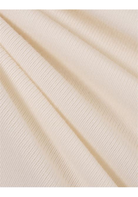 PALM ANGELS Top Crop Bianco Con Monogrmma PA A Contrasto - PALM ANGELS