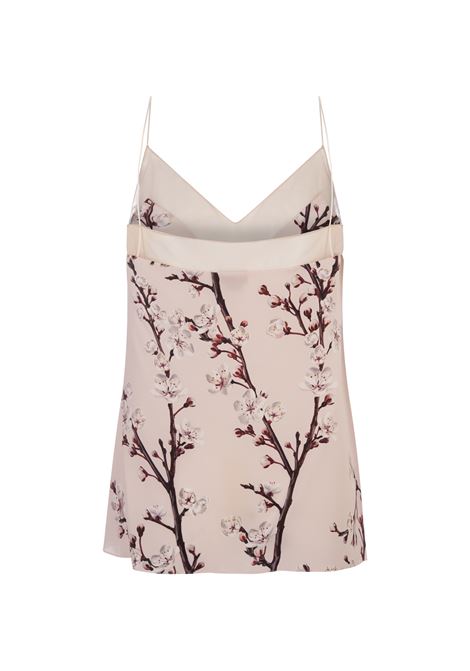 ALEXANDER MCQUEEN Top Fiori In Rosa - ALEXANDER MCQUEEN