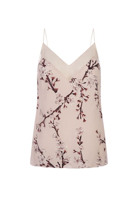 ALEXANDER MCQUEEN Top Fiori In Rosa - ALEXANDER MCQUEEN