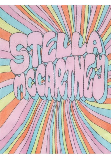 STELLA MCCARTNEY KIDS Top In Rete Multicolore Con Grafica Stella - STELLA MCCARTNEY KIDS