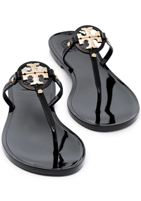 TORY BURCH Sandalo Miller In Nero E Oro - TORY BURCH