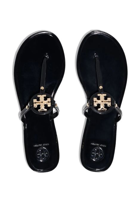TORY BURCH Sandalo Miller In Nero E Oro - TORY BURCH