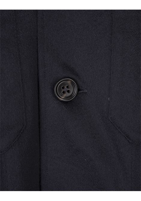 ZEGNA Overshirt Alba In Oasi Cashmere Blu - ZEGNA