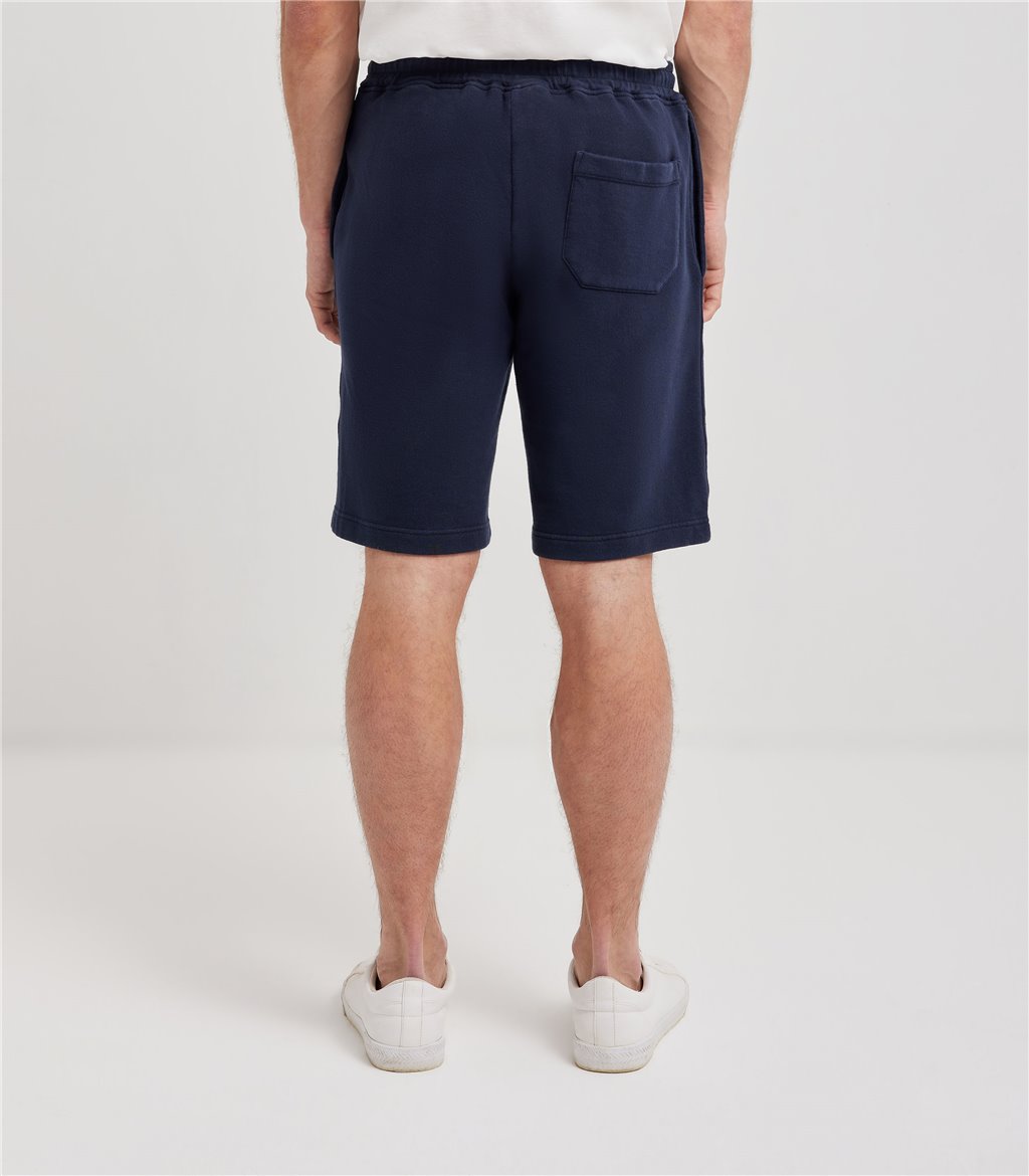 S.Moritz Bermuda Da Uomo In Felpa Blu Navy | S.Moritz Sito Ufficiale