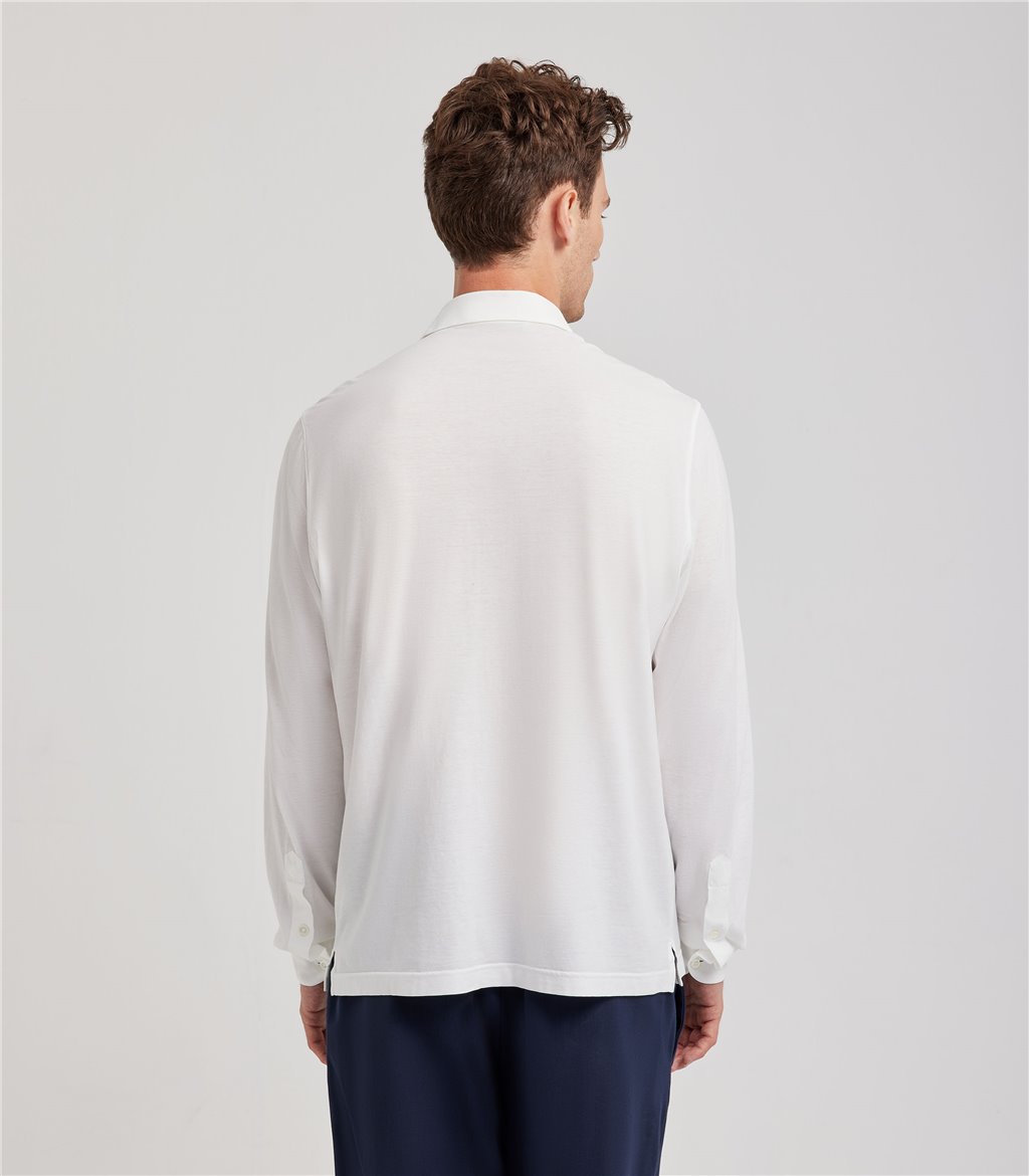 S.Moritz Camicia Bianca Da Uomo In Cotone Crepe | S.Moritz Sito Ufficiale