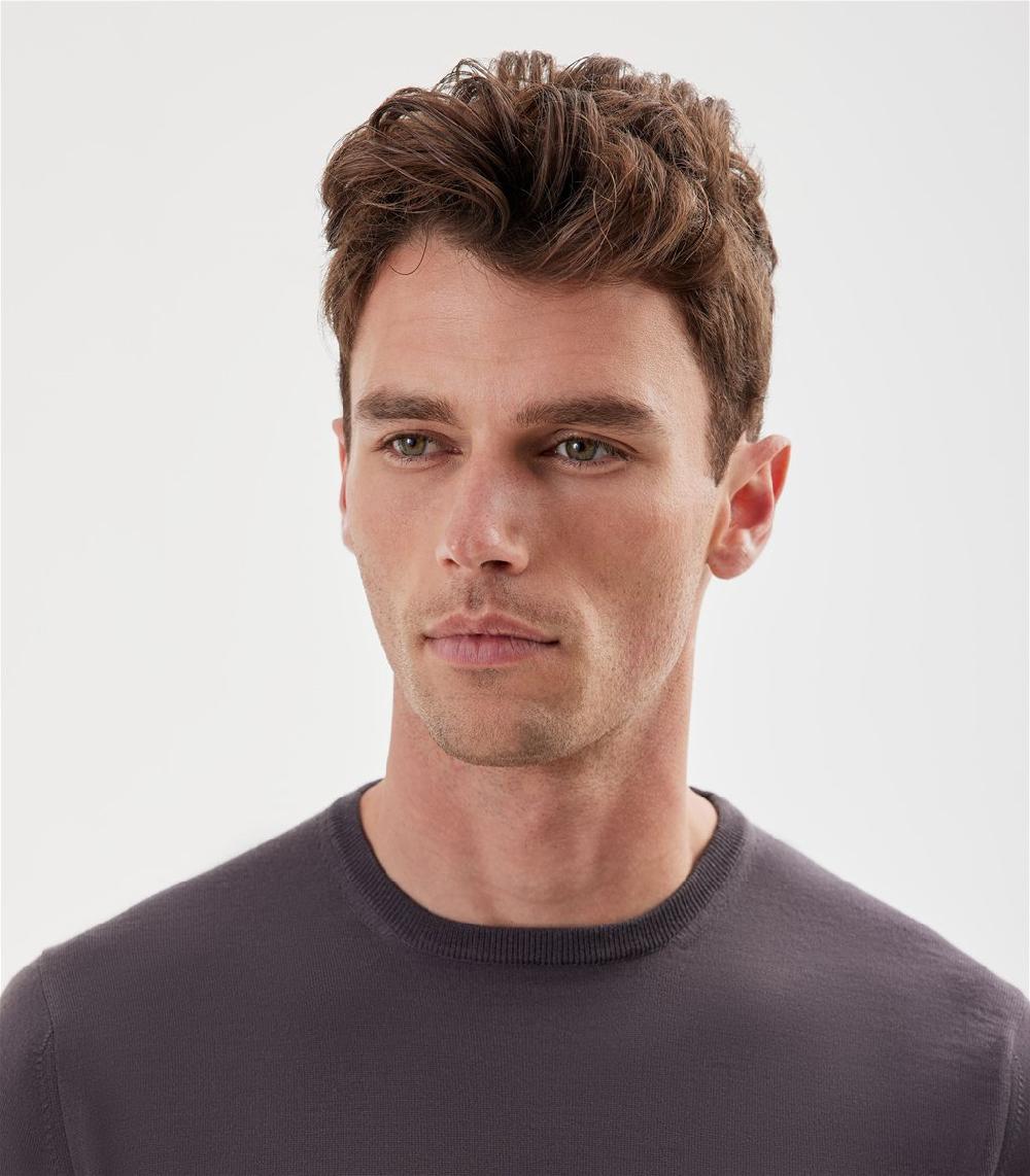 S.Moritz Maglia Girocollo Da Uomo Royal Merino | S.Moritz Sito Ufficiale