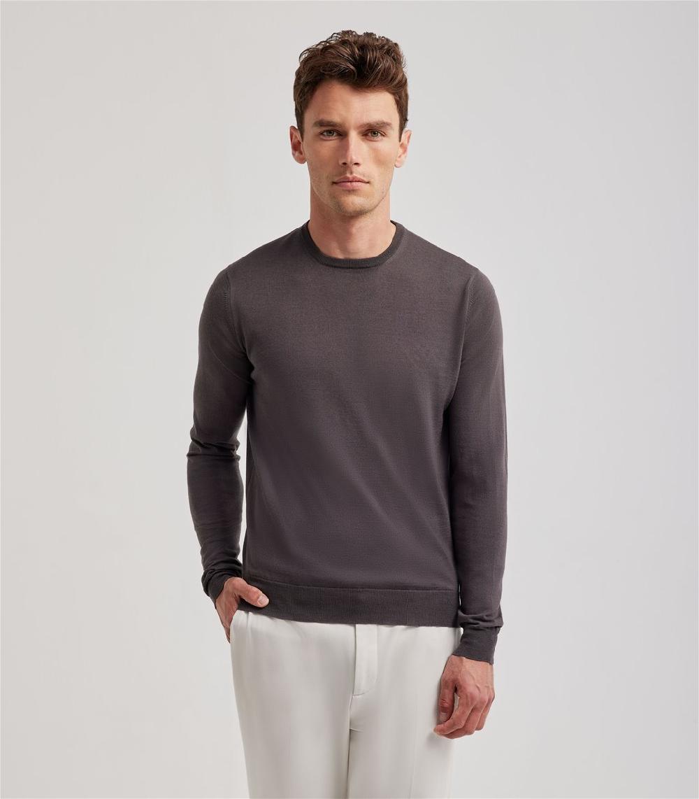 S.Moritz Maglia girocollo da uomo royal merino | S.Moritz Sito Ufficiale