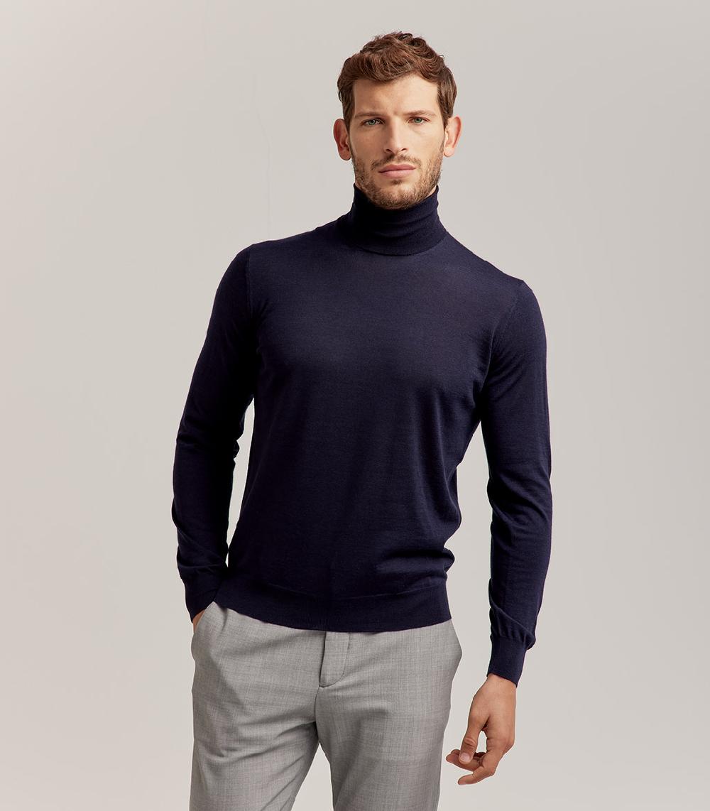 S.Moritz DOLCEVITA LANA SETA CASHMERE - BLU NAVY