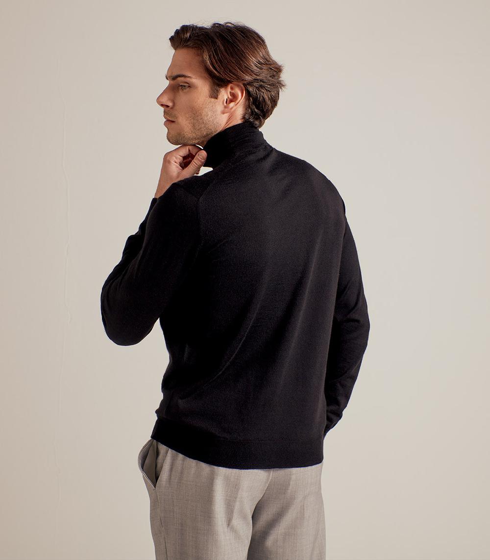 S.Moritz DOLCEVITA LANA SETA CASHMERE - NERO