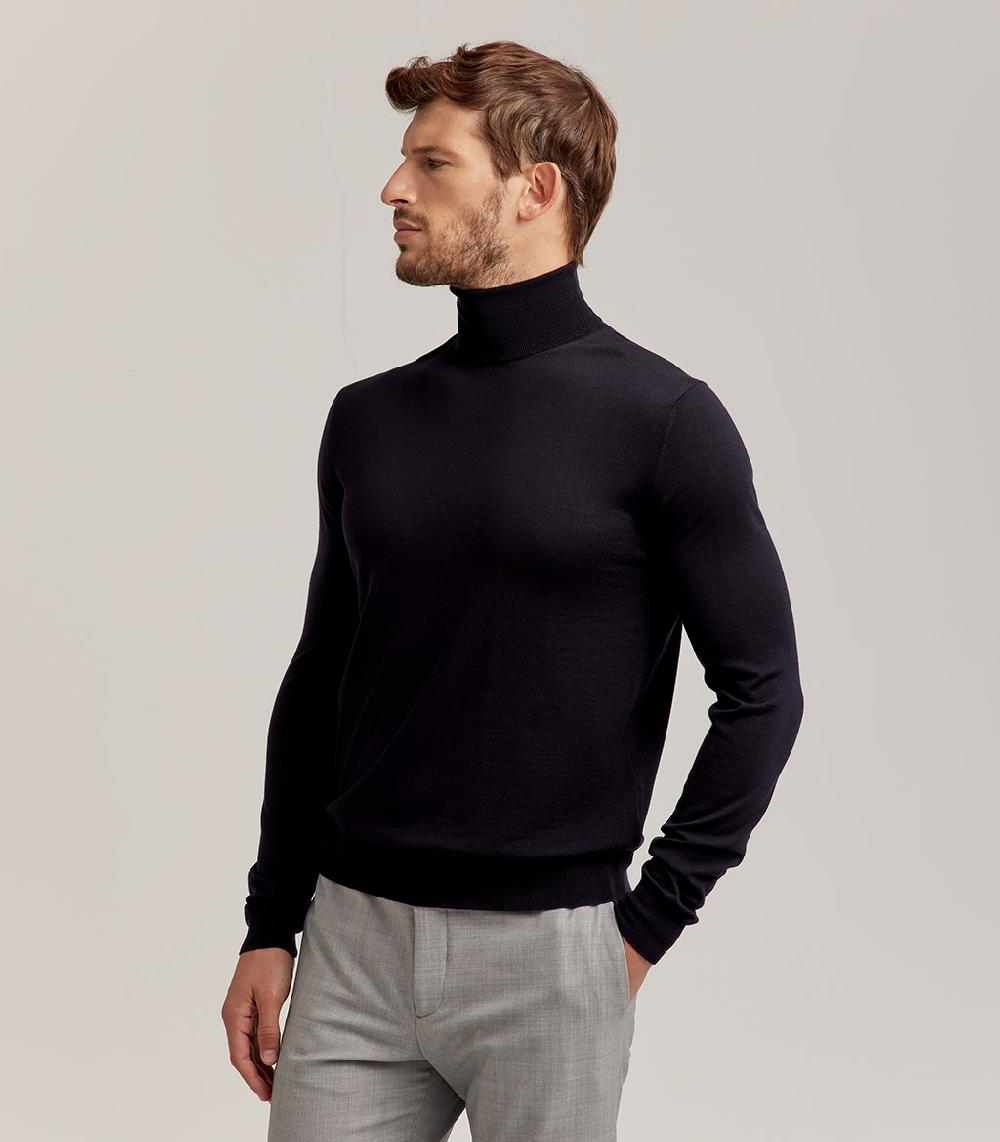 S.Moritz DOLCEVITA ROYAL MERINO - BLU NAVY