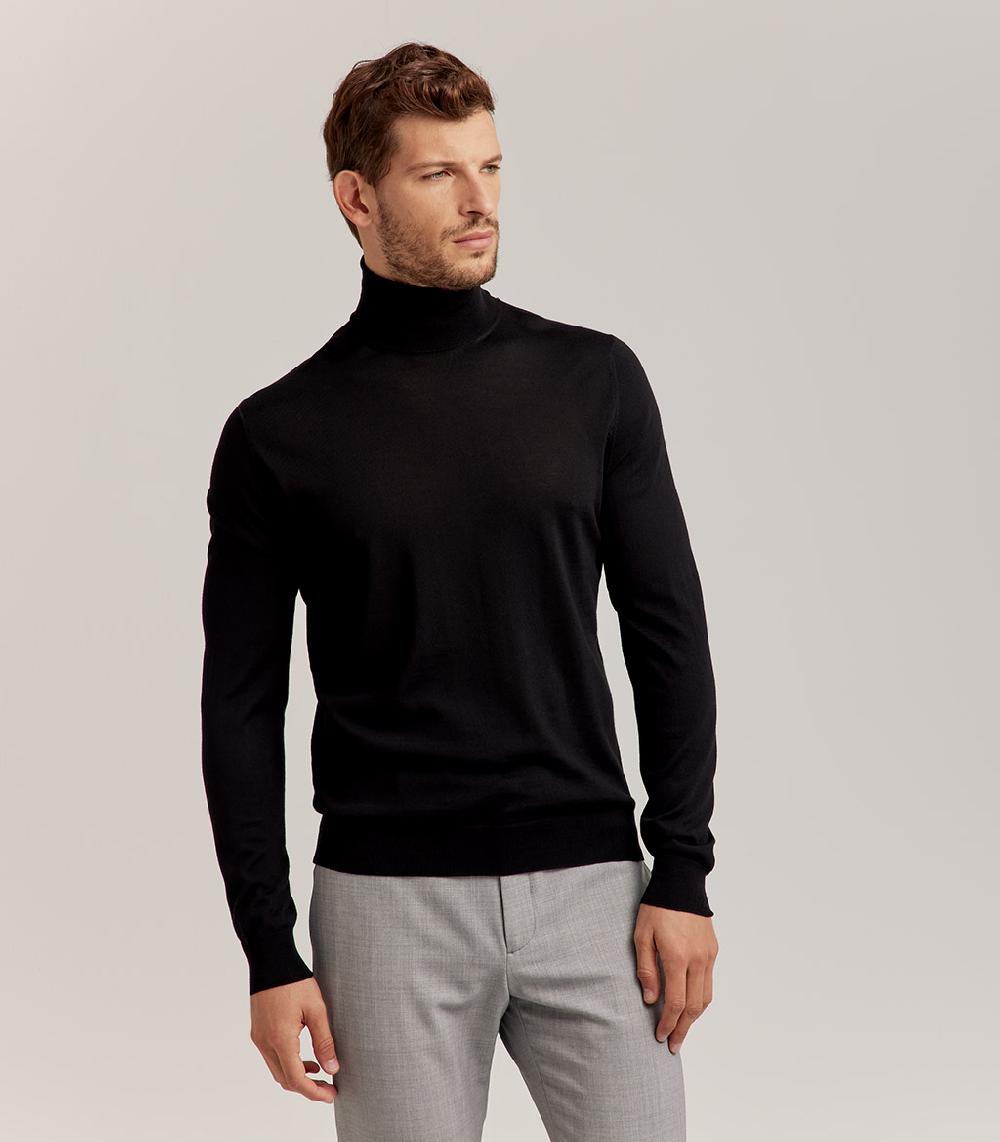 S.Moritz DOLCEVITA ROYAL MERINO - NERO