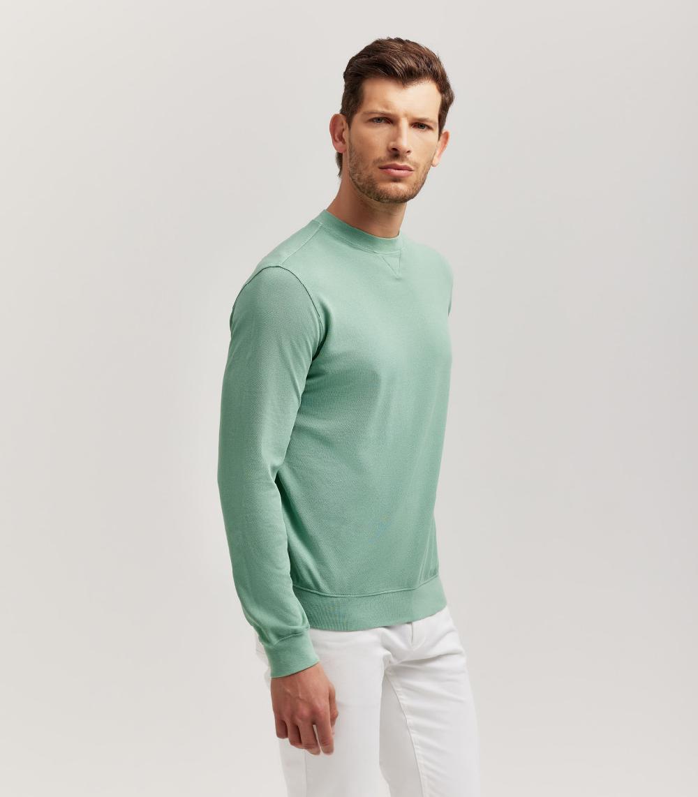 S.Moritz GIROCOLLO FELPA - COTONE PIQUET