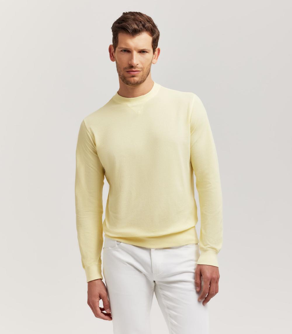 S.Moritz GIROCOLLO FELPA - COTONE PIQUET