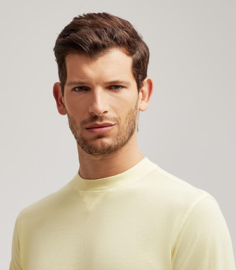 S.Moritz GIROCOLLO FELPA - COTONE PIQUET