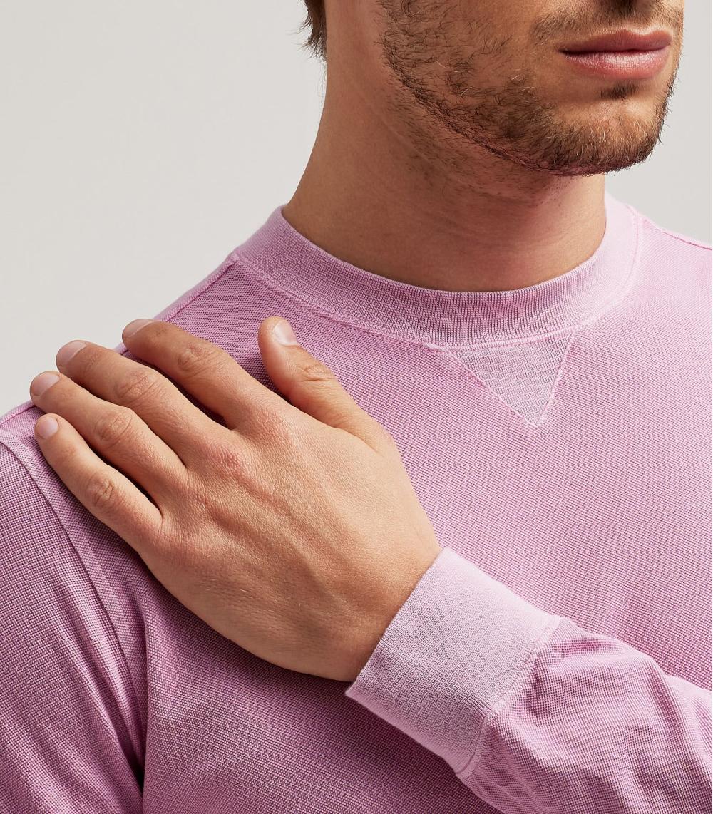 S.Moritz GIROCOLLO FELPA - COTONE PIQUET