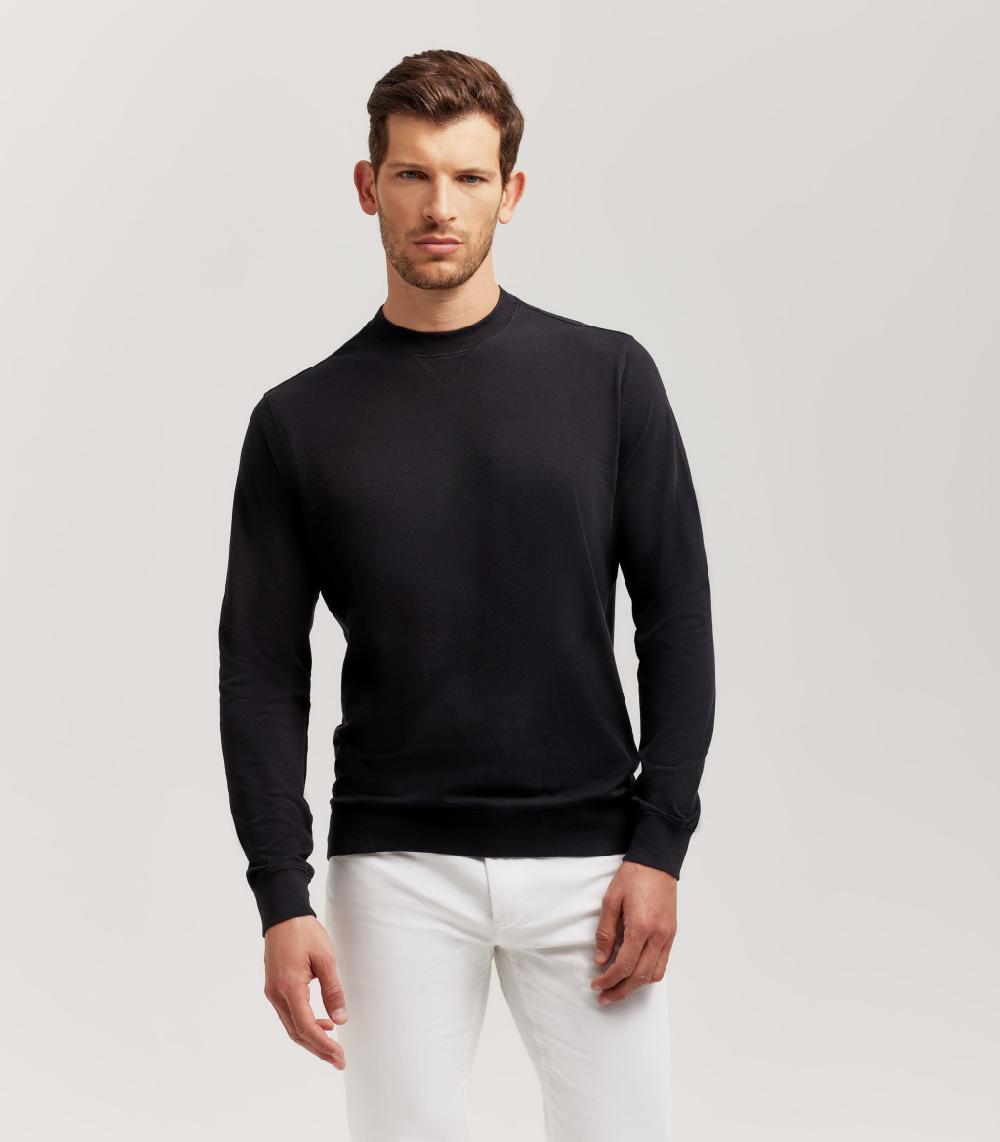 S.Moritz GIROCOLLO FELPA - COTONE PIQUET