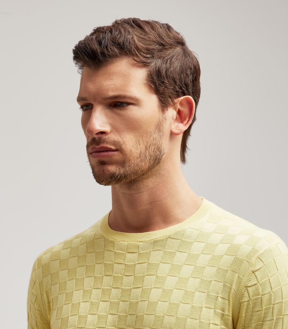 S.Moritz GIROCOLLO PUNTO QUADRETTO - COTONE