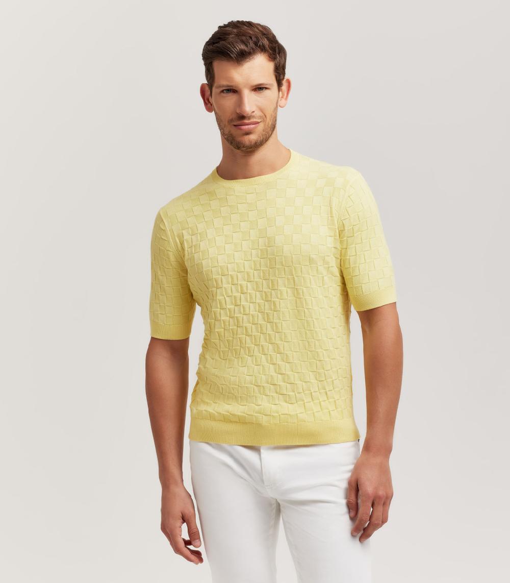 S.Moritz GIROCOLLO PUNTO QUADRETTO - COTONE