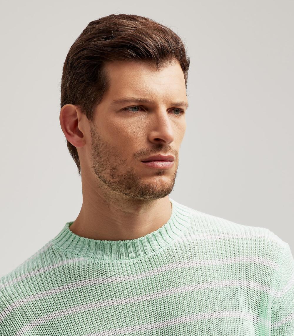 S.Moritz GIROCOLLO RIGHE - COTONE