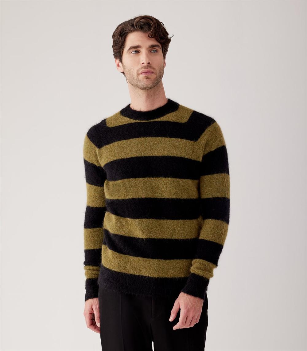 S.Moritz GIROCOLLO RIGHE MOHAIR