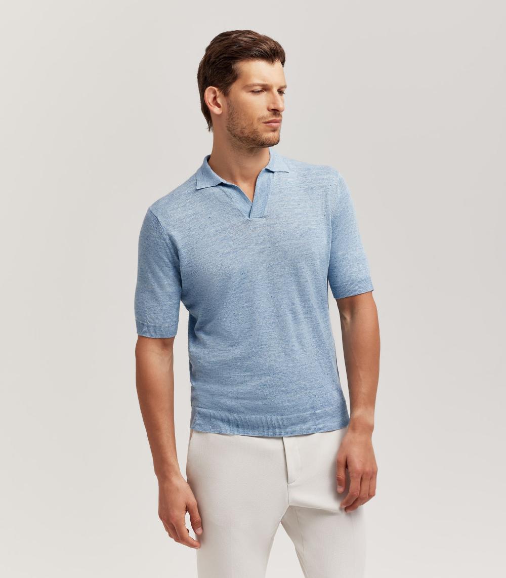 S.Moritz POLO SKIPPER - LINO COTONE