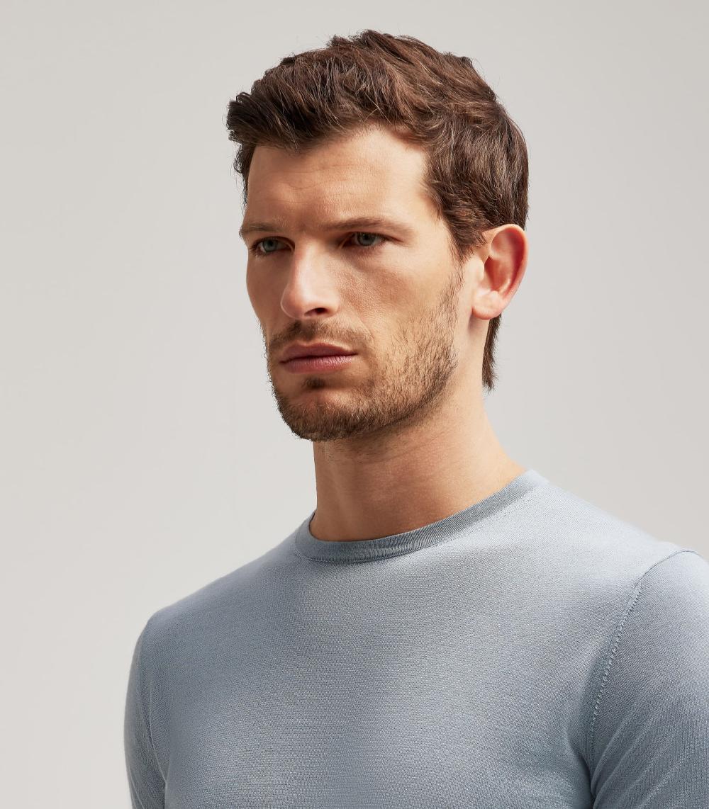 S.Moritz T-SHIRT - LANA SETA CASHMERE