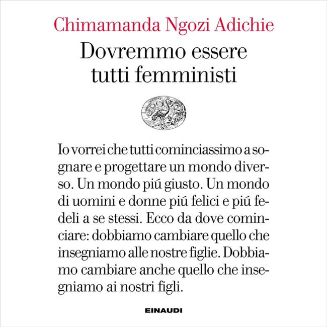 Libraccio Dovremmo essere tutti femministi (audiolibro)