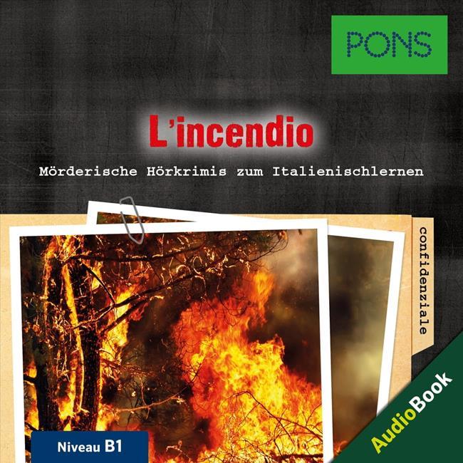 Libraccio PONS Hörkrimi Italienisch: L'incendio (audiolibro)