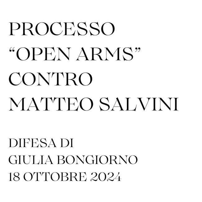 Libraccio Processo "Open Arms" contro Matteo Salvini - Arringa difensiva di Giulia Bongiorno - 18 ottobre 2024 (audiolibro)